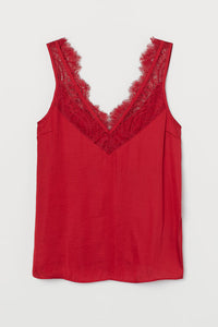 Lace V-Neck Tank Top